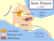 Aztec empire on the eve of the Spanish Invasion
