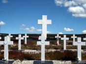 Argentine cemetery at East Falkland