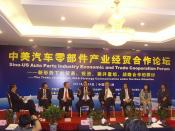 Sino-US Auto Parts Industry Economic and Trade Cooperation Forum