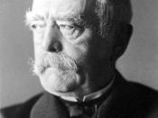 Otto von Bismarck-Schönhausen (Reichskanzler of Germany, 1871 - 1890), after his resignation in 1890.