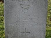 Grave of Flying Officer B Carse