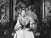 English: Dowager Empress of China Tzu Hsi (1835-1908). Photograph taken in China in 1903.