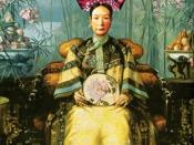 Painting of the Dowager Empress Cixi (Tzu Hsi)
