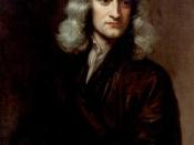 English: Isaac Newton Dansk: Sir Isaac Newton Français : Newton (1642-1727) Bahasa Indonesia: Issac Newton saat berusia 46 tahun pada lukisan karya Godfrey Kneller tahun 1689 Lietuvių: Seras Izaokas Niutonas 1689-aisiais Македонски: Сер Исак Њутн на возра
