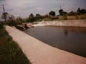 Mount Carmel (Branch Davidian compound site), near Waco, TX, 1997. Pool.