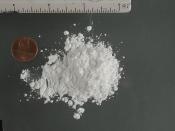 English: Cocaine powder Deutsch: Kokain in Pulverform (als Salz)