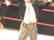 English: Vince McMahon as the ECW Champion. He won the ECW Championship from Bobby Lashley in a 3 on 1 Handicap match where Shane McMahon and Umage assisted as partners with Vince (as 