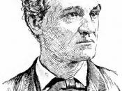 English: Portrait drawing of John Griffin Carlisle, U.S. Senator from Kentucky and secretary of the treasury under Grover Cleveland.