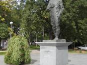 English: First Croatian President Franjo Tudjman Memorial in Slavonski Brod, Croatia