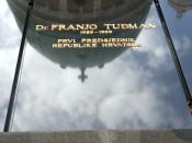 grob Franje Tuđmana na Mirogoju u Zagrebu, Hrvatska