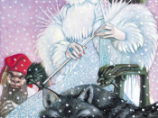 Jadis, the White Witch of Narnia. Art by Leo and Diane Dillon