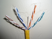 English: Category 6 twisted pair Ethernet cable