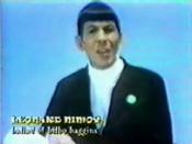 Leonard Nimoy in the music video