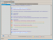 English: Screenshot of DirSync Pro on Linux