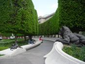 English: The lioness statue at the National Law Enforcement Officers Memorial in Washington, DC