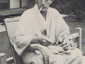 Naoya Shiga at his Tokyo home, September 1938.