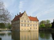 Havixbeck (Germany): castle Burg Hülshoff, birthplace of poetess Annette von Droste-Hülshoff