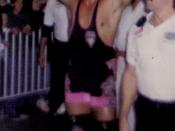 Owen Hart at a WWF event in 1995