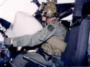 English: OH-58D Kiowa Cockpit Air Bag System (CABS).