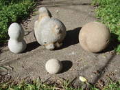 Sandstone Concretions.All concretions were collected at Northern California beaches.