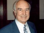 Albert Hofmann, Lugano, Switzerland, at the 50th Anniversary of LSD Conference sponsored by Sandoz Pharmaceuticals and the Swiss Psycholitic Association of Analysts
