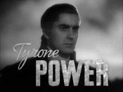 Cropped screenshot of Tyrone Power from the trailer for the film Marie Antoinette