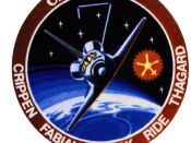 Mission patch for the STS-7 mission.