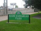 Babe Zaharias Park, adjacent to The Babe Didrikson Zaharias Museum, in Beaumont, Texas, United States.