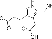 chemical structure of porphobilinogen