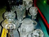 English: Waterford Crystal tour - Quality control Quality control checks are performed throughout the entire manufacturing process. A crystal piece is destroyed at any stage if a flaw is detected or an inaccurate cut is made. No seconds are produced.