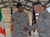 Appointment Ceremony - CSM Brian W. Warren - United States Army Africa - 3 June 2010