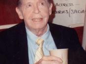 Cropped image of Milton Berle taken from photo taken at 41st Emmy Awards 9/17/89 - Milton Berle and me.