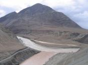 Confluence of Indus River. The Indus is the lower river in this picture.