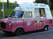 Ice cream truck in Sydney, Australia