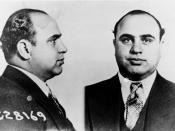 Al Capone. Mugshot information from Science and Society Picture Gallery: Al Capone (1899-1947), American gangster, 17 June 1931. 'Al Capone sent to prison. This picture shows the Bertillon photographs of Capone made by the US Dept of Justice. His rogue's 