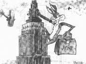 Promotional image featuring Wile E. Coyote