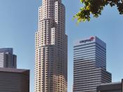 U.S. Bank Tower in Downtown Los Angeles is the tallest building west of the Mississippi River.