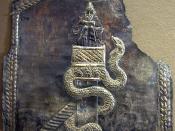 A snake associated with Saint Simeon Stylites.