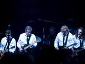The Eagles band from California. From left to right are: Glenn Frey, Don Henley, Joe Walsh, and Timothy B. Schmit during their Long Road out of Eden Tour in 2008.