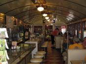 Interior of the 1938 Diner in Wellsboro, Tioga County, Pennsylvania, United States