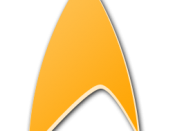 English: A stylized delta shield, based on the Star Trek logo.