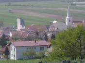 English: Center of Raiding, a small village in Austria, where Franz Liszt was born. Magyar: Doborján központja.