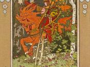 Ivan Bilibin's illustration of the Russian fairy tale about Vasilisa the Beautiful