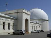 English: View of the Lick Observatory, the main building and the large dome housing the 36-inch James Lick telescope