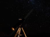 Telescope and night sky