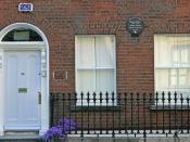 Bram Stoker's former home, Kildare Street, Dublin, Ireland.