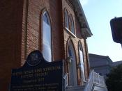The Dexter Avenue Baptist Church in Montgomery, Alabama.