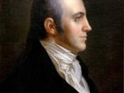 English: Portrait of Aaron Burr, 1802