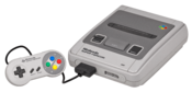 English: A Japanese Super Famicom game console by Nintendo. The equivalent to the Super NES.