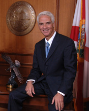 Official photo of Florida Governor Charlie Crist